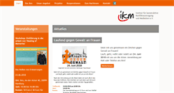 Desktop Screenshot of ikm-hamburg.de